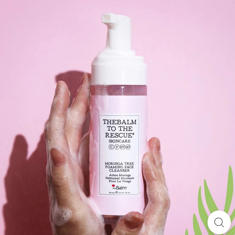 New NIB theBalm Moringa Tree Foaming Cleanser To The Rescue Skincare